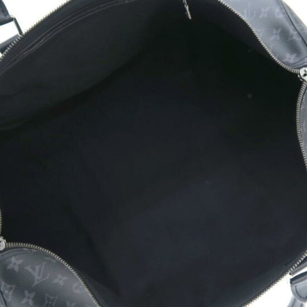 Louis Vuitton Monogram Eclipse Black Keepall Band… - image 2